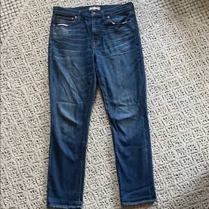 Madewell high-rise slim boyfriend jeans